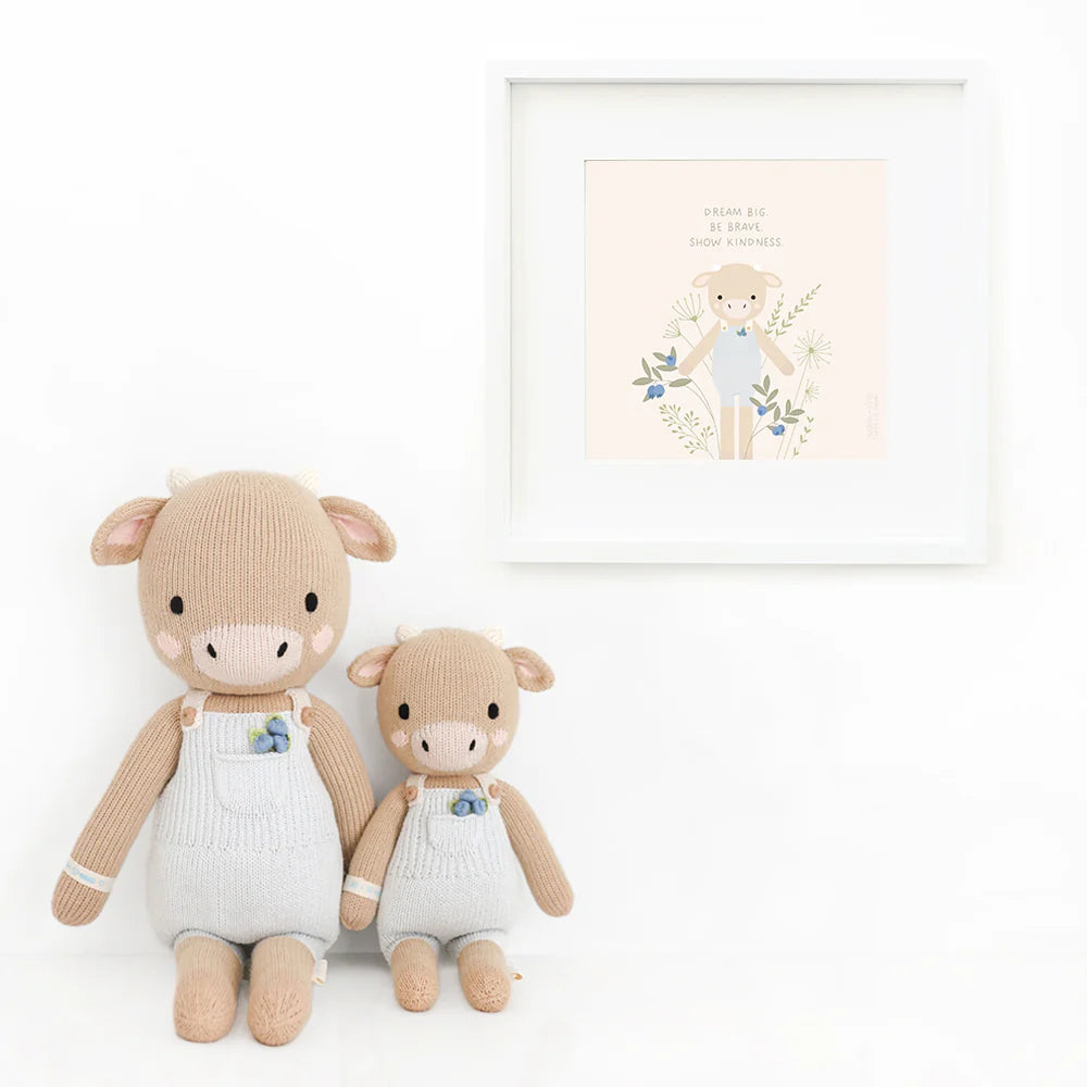 預購|cuddle+kind 手工玩偶-Asher 小牛