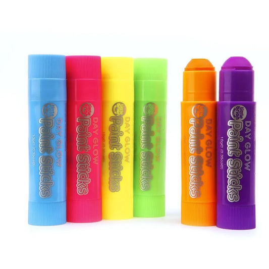 Little Brian可洗式無毒水彩棒- 螢光6色