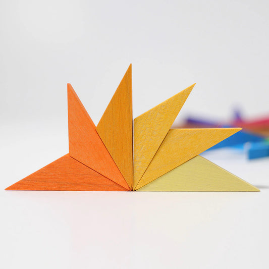 Grimm’s - 小型多彩星形撞色積木