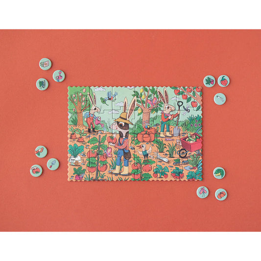 西班牙Londji 花園找找看隨身拼圖