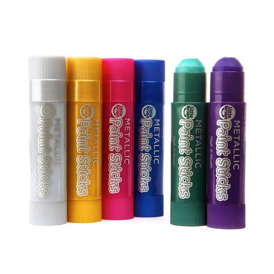 Little Brian可洗式無毒水彩棒- 金屬6色