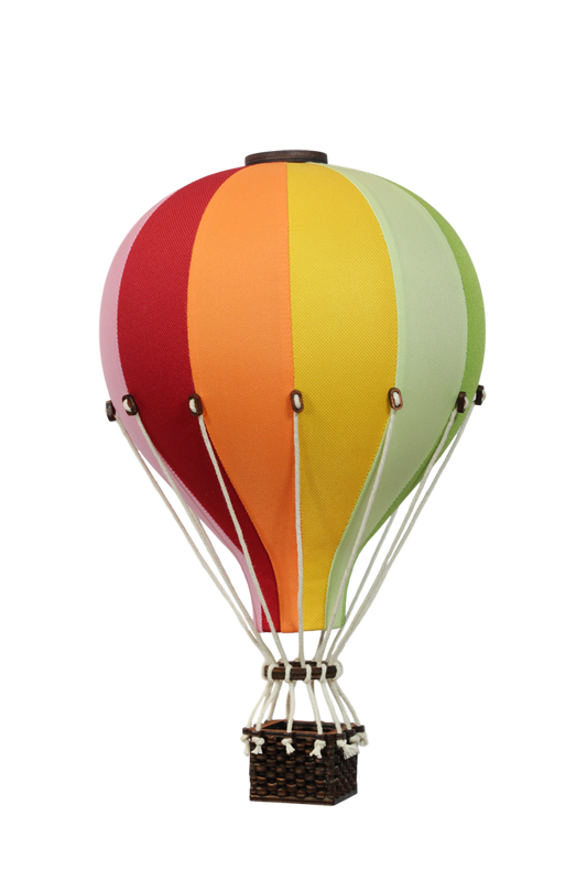 Super Balloon 波蘭熱氣球飾品-彩虹旅人