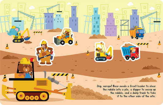 Let's Explore the Construction site 貼紙書