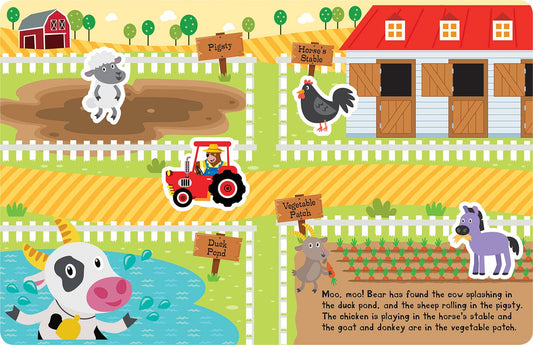 Let's Explore the Farm 貼紙書