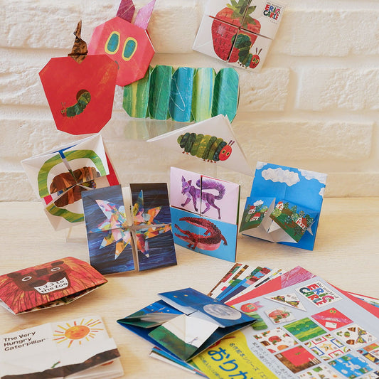 【Sanbongawa】好餓的毛毛蟲繪本系列摺色紙-60入