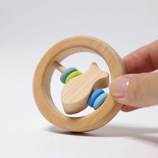 德國Grimm’s 小魚串環抓握玩具