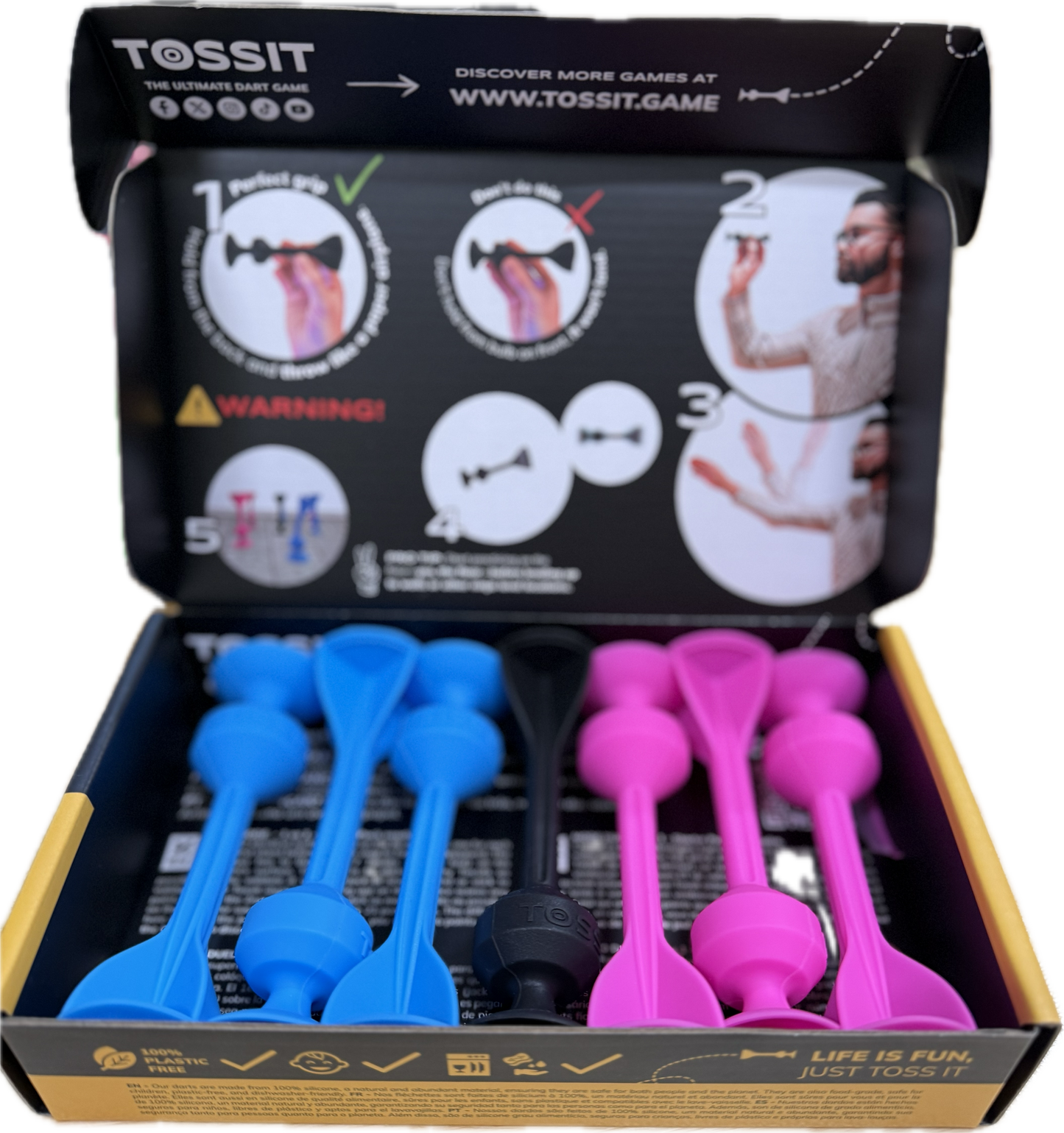 Tossit – Starter Pack (Play Set)|雙人入門組(7支飛鏢) 無收納袋