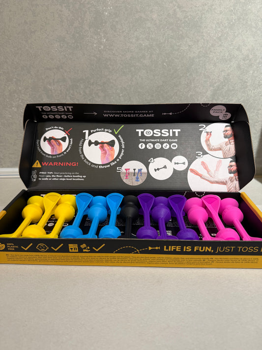 Tossit - Family Pack(Play Set)|四人家庭組(13支飛鏢) 無收納袋