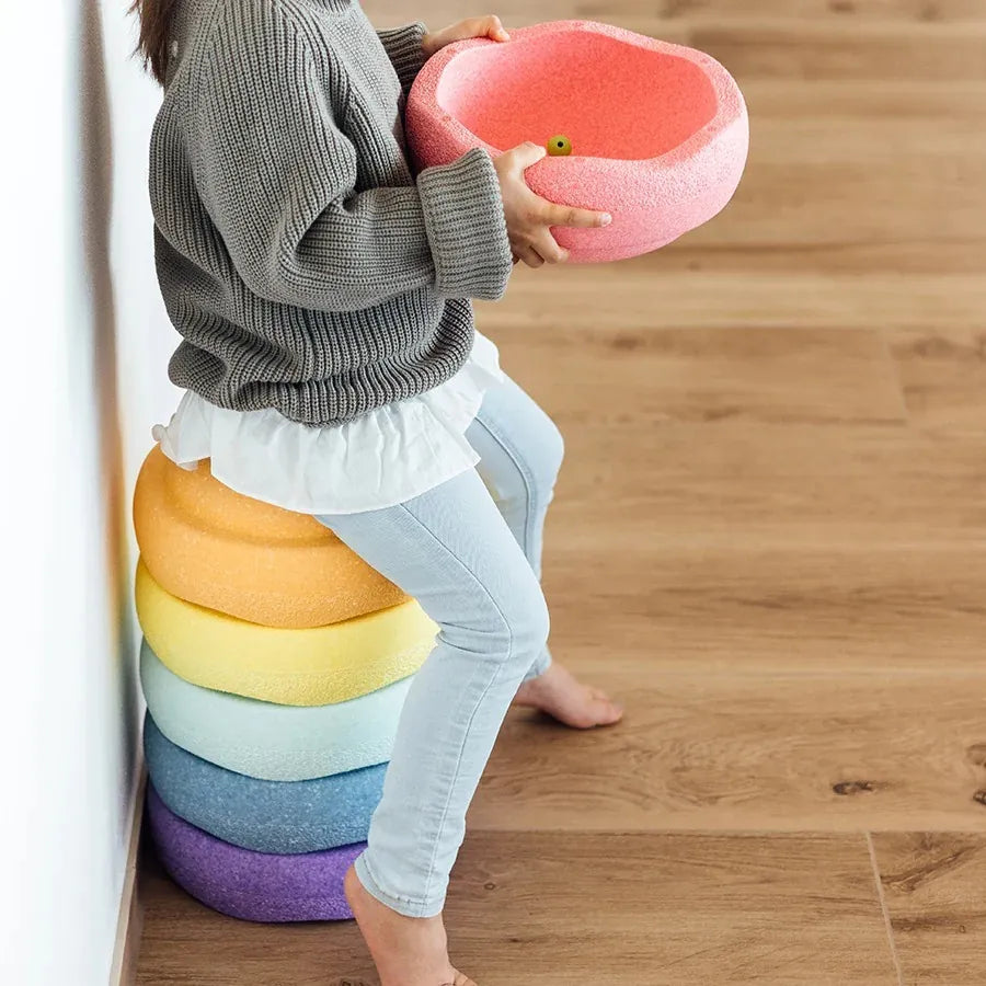 Stapelstein 馬卡龍堆疊石6入組 - Rainbow Pastel