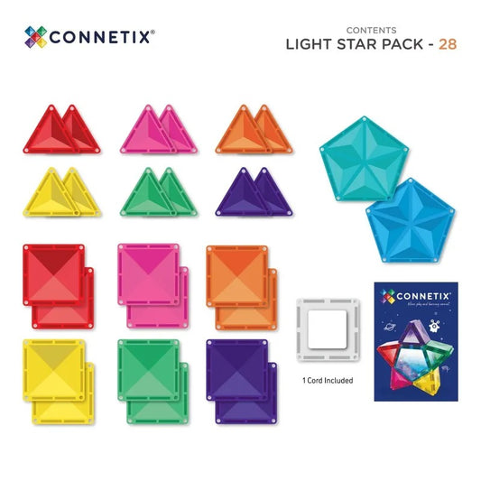 澳洲 Connetix 磁力片- 28片 星光組合