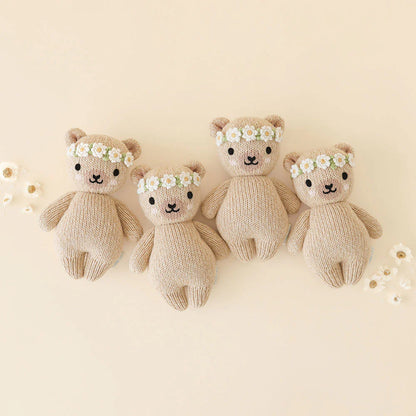 預購｜cuddle+kind 寶寶動物- Baby Honey Bear (Ivory Floral)