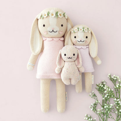 預購｜cuddle+kind 手工玩偶-Hannah 粉嫩小兔