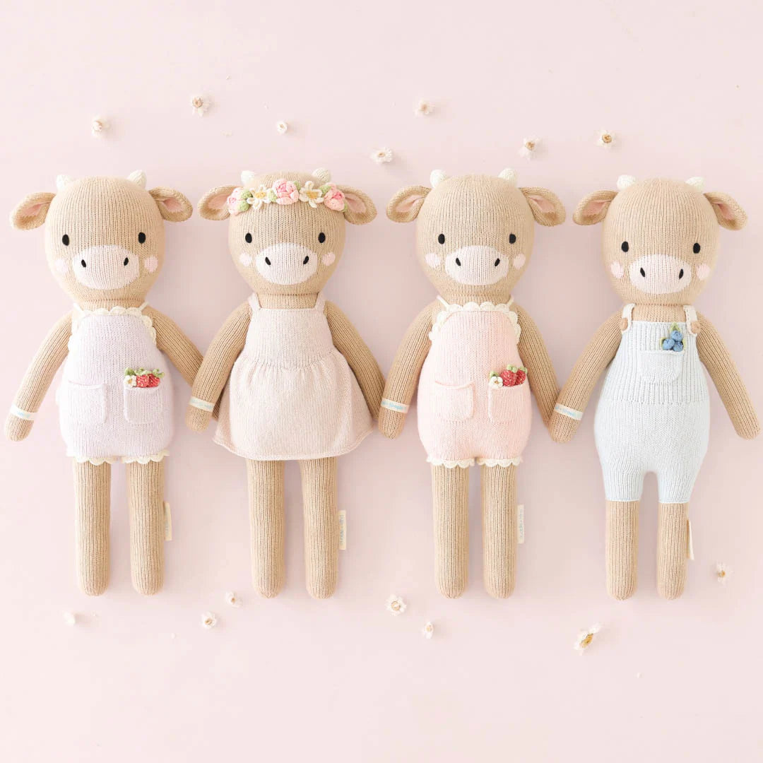 預購｜cuddle+kind 手工玩偶-Asher 小牛