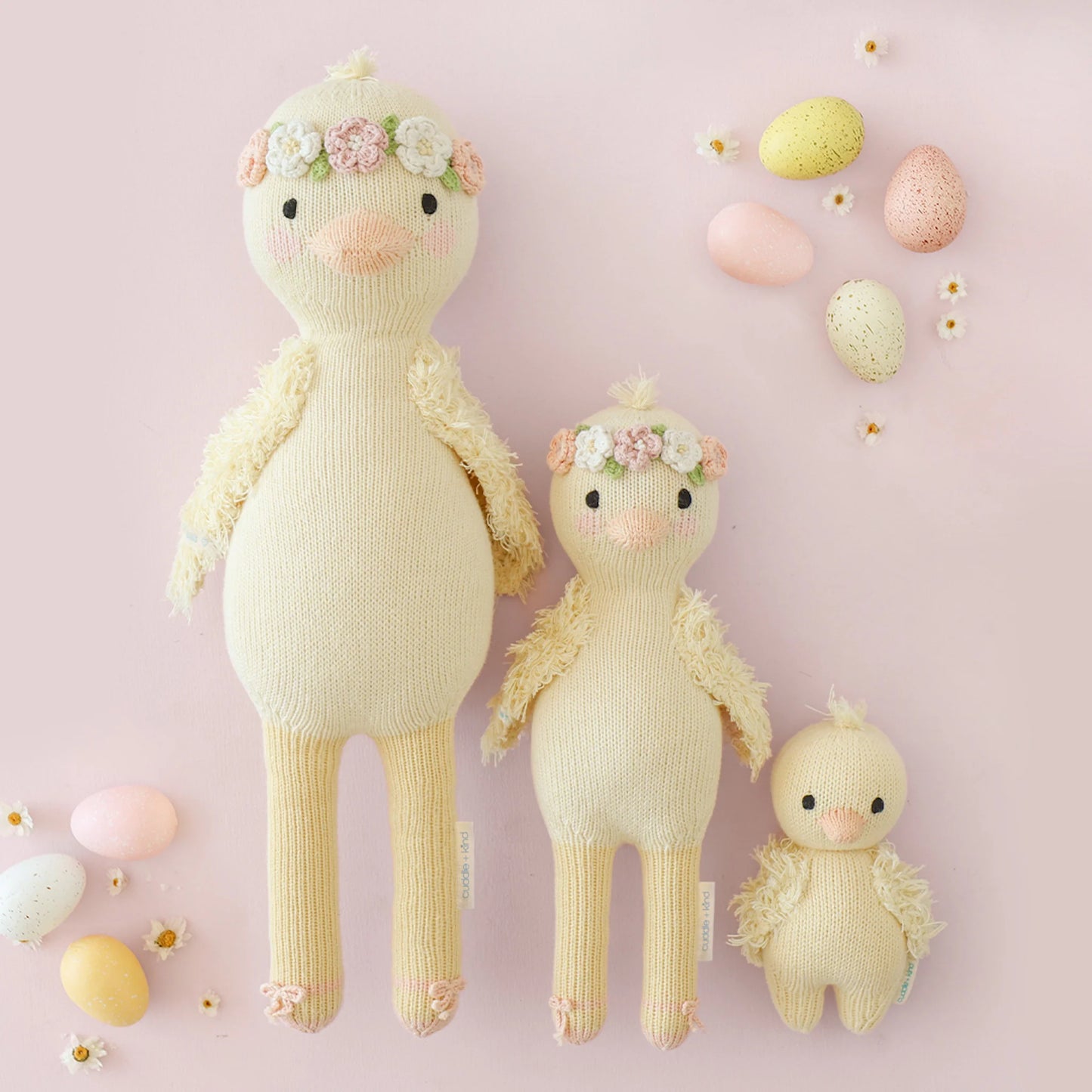 預購｜cuddle+kind 手工玩偶-Flora 柔紫小鴨