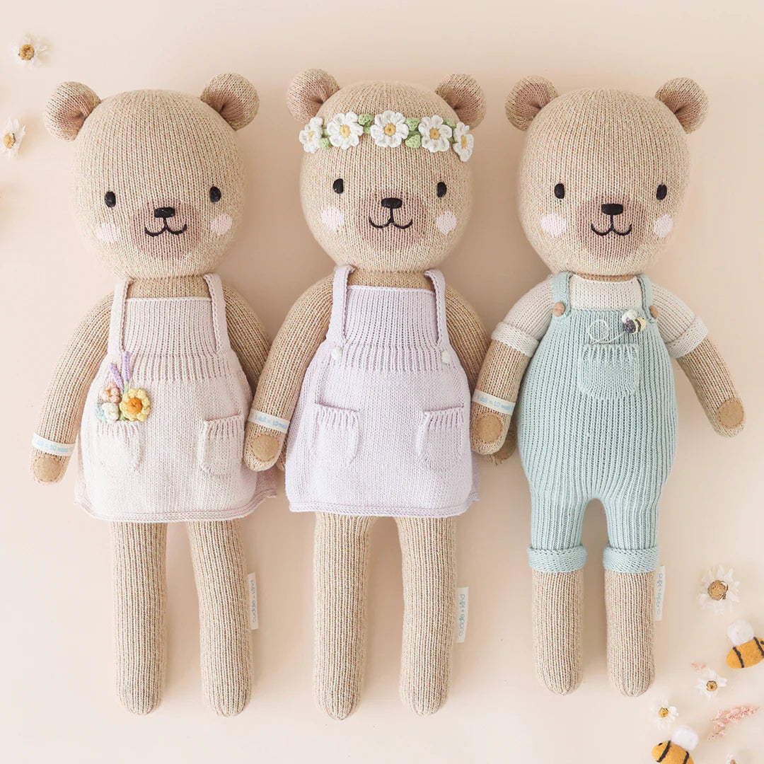 預購｜cuddle+kind 手工玩偶-Goldie 小蜜熊