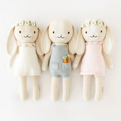 預購｜cuddle+kind 手工玩偶-Hannah 粉嫩小兔
