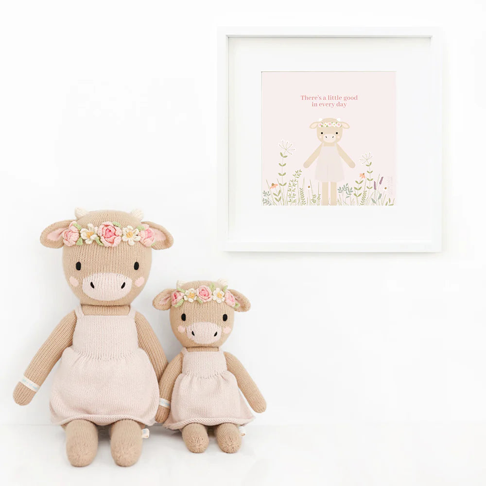 預購｜cuddle+kind 手工玩偶-Amelia 小牛