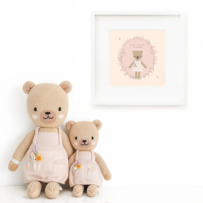 預購｜cuddle+kind 手工玩偶-Goldie 小蜜熊