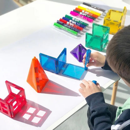 澳洲 Connetix 磁力片-102片 彩虹基本組