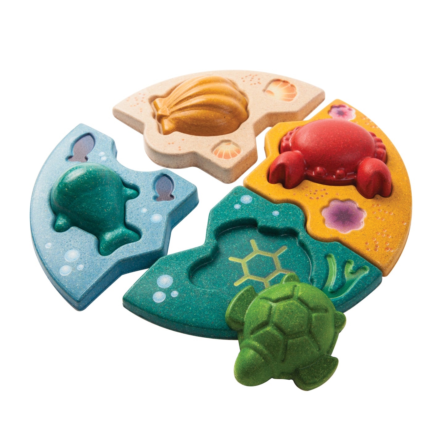 Plantoys 立體拼圖-海洋好朋友