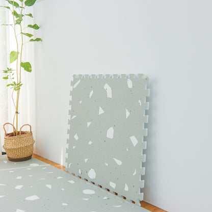 PLAYZU 水磨石地墊（白鴿/灰石/橄欖)