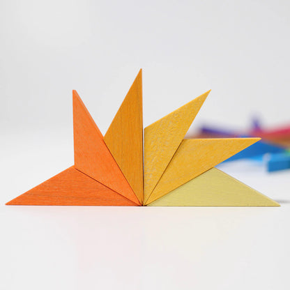 Grimm’s - 小型多彩星形撞色積木