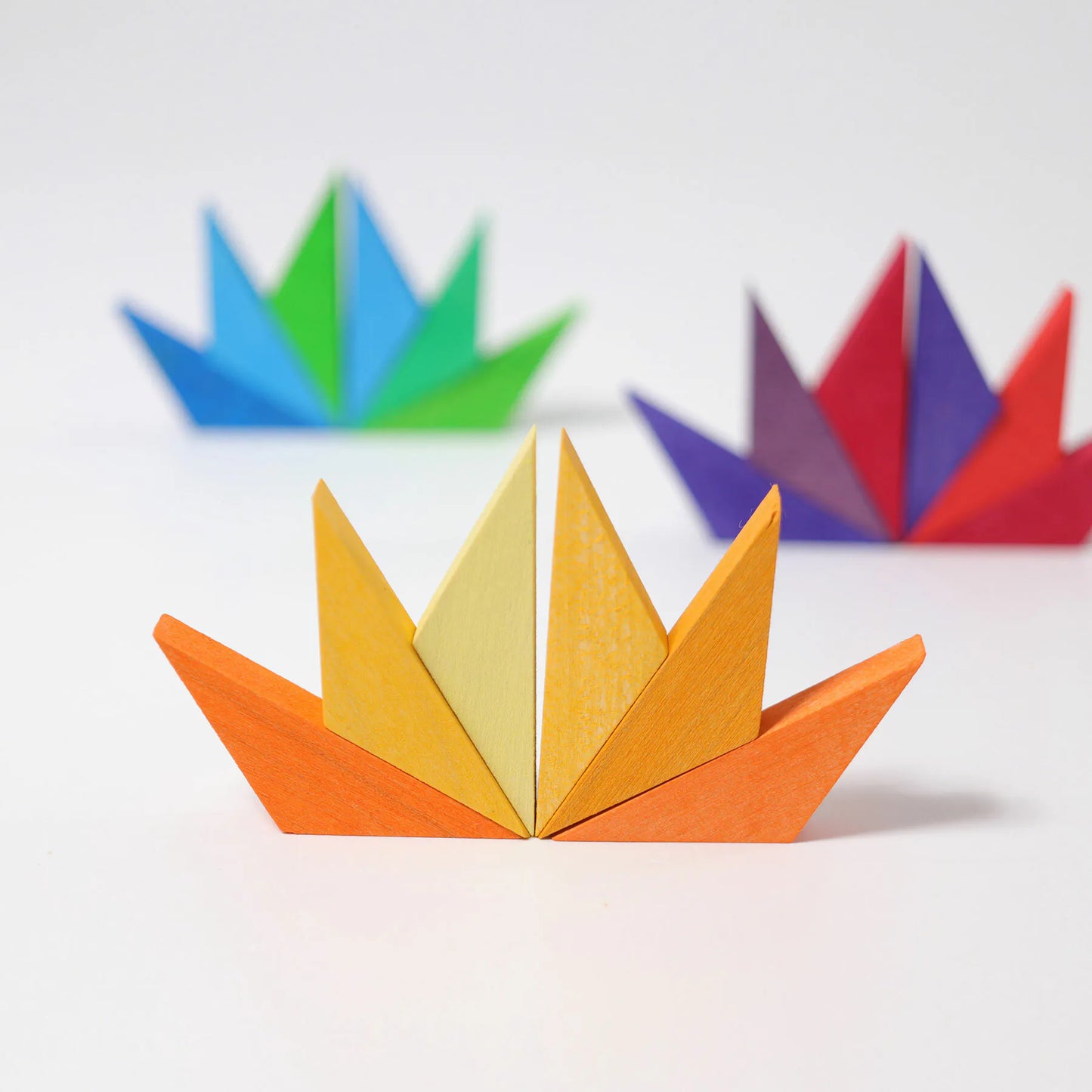 Grimm’s - 小型多彩星形撞色積木