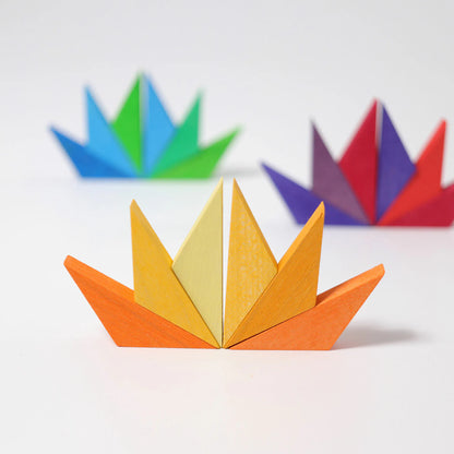 Grimm’s - 小型多彩星形撞色積木