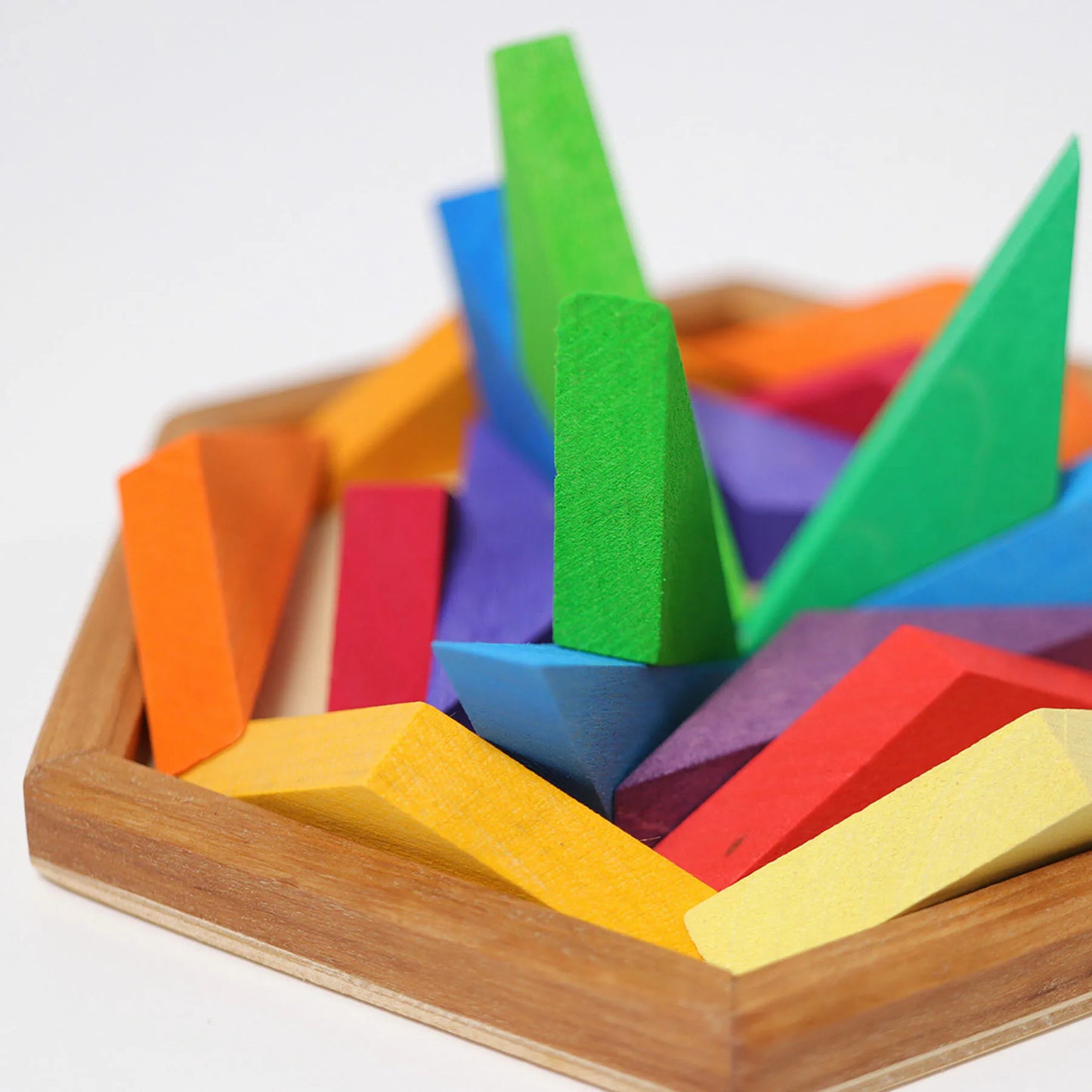 Grimm’s - 小型多彩星形撞色積木