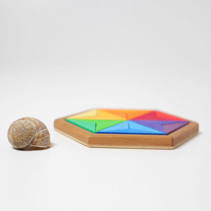 Grimm’s - 小型多彩星形撞色積木