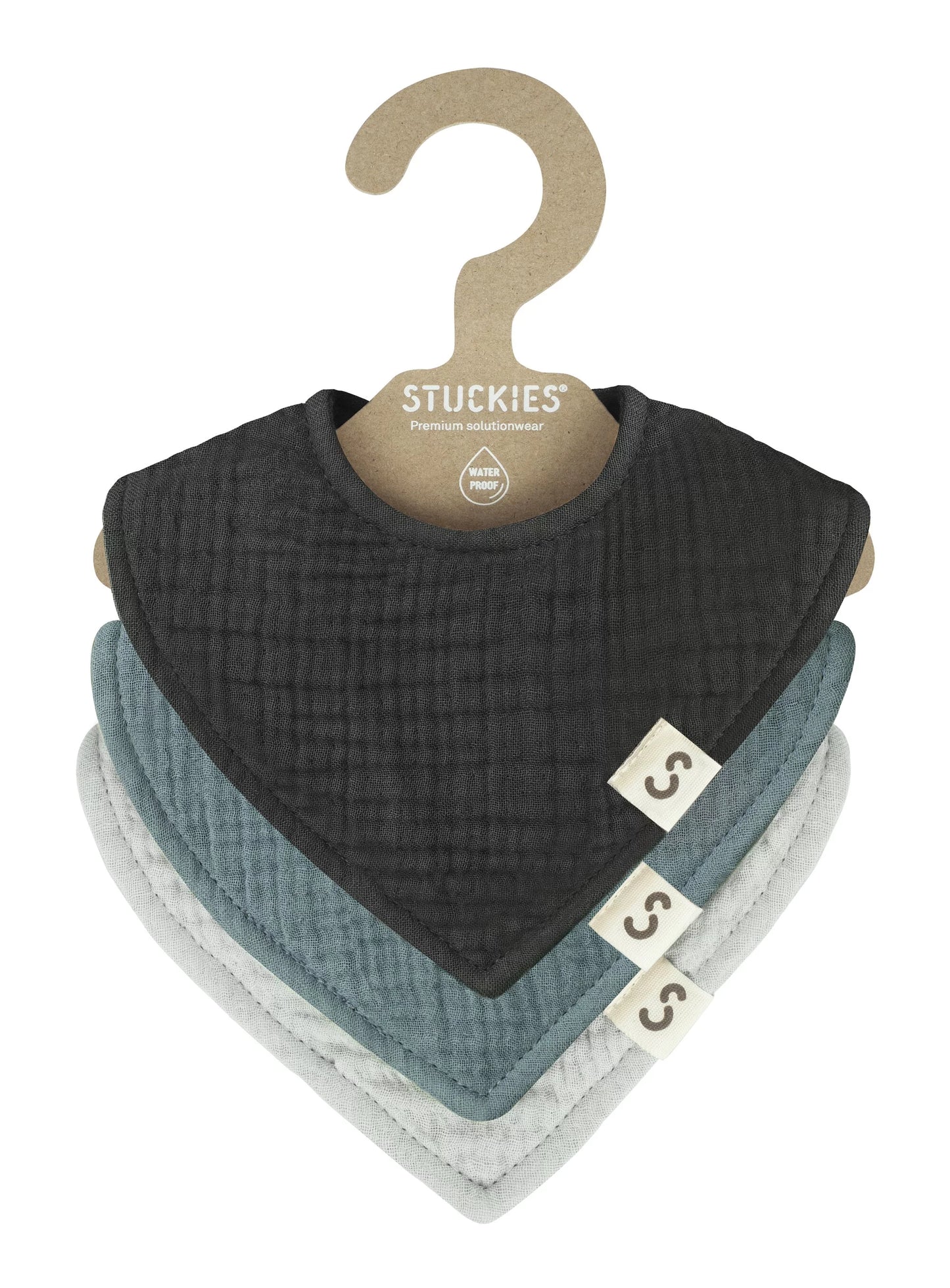 Stuckies 圍兜3件組 - Rain