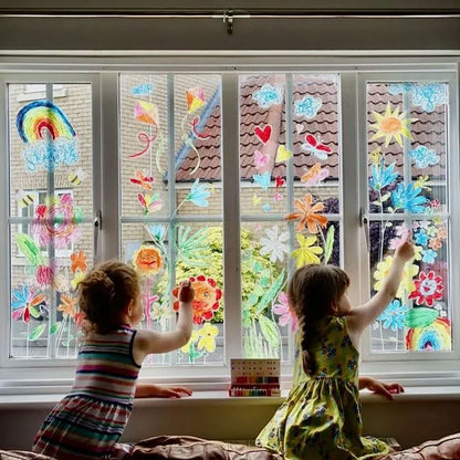 【kitpas】日本製環保無毒水洗米蠟筆-12支組