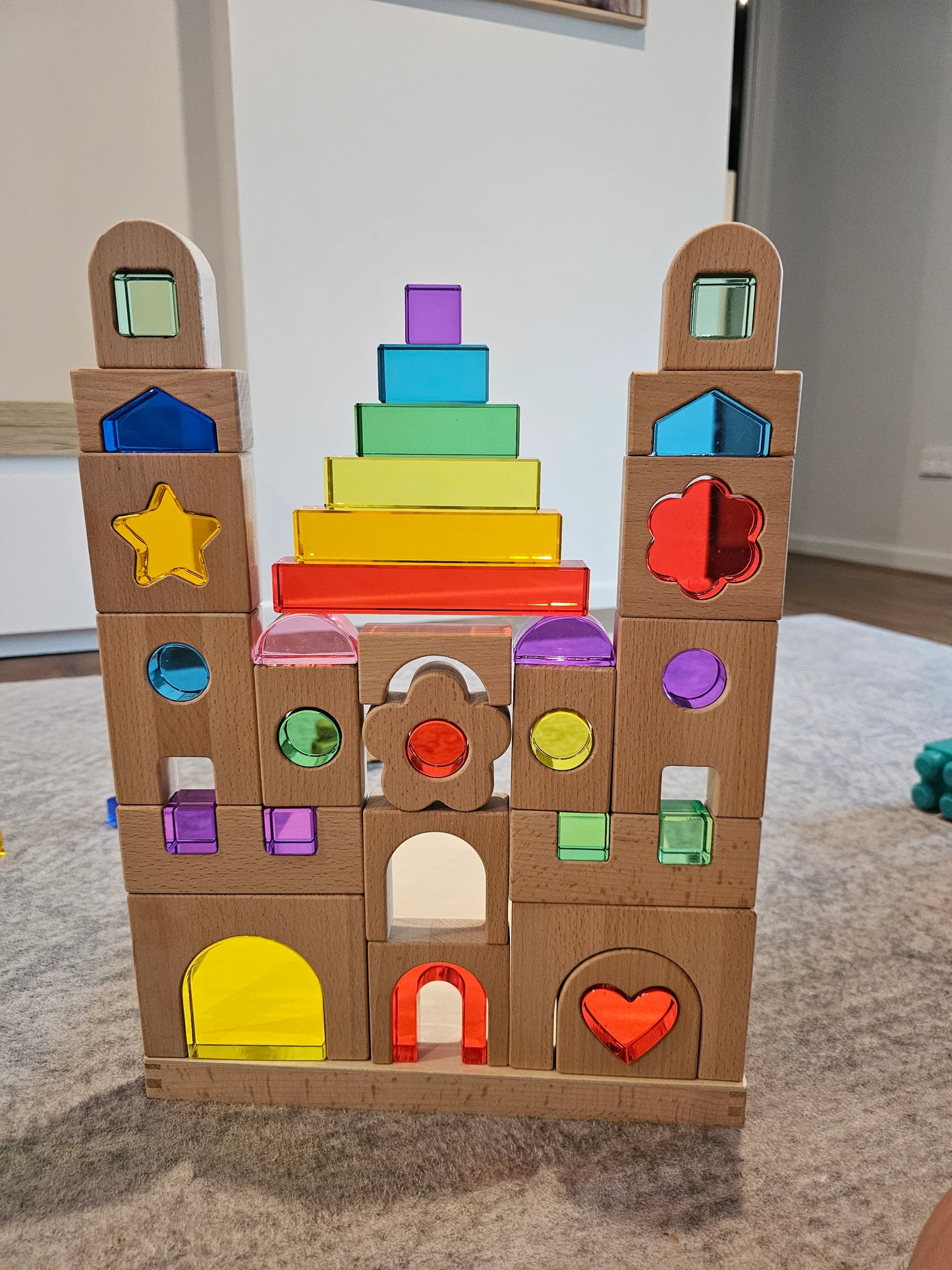 My little creator- 彩虹城堡水晶積木組