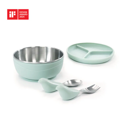 【CYD Terra】Picaboo 布咔寶學習碗及餐具套組 (多色）