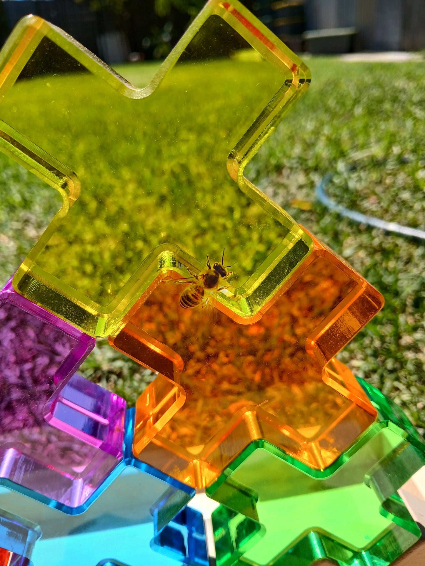 【預購】My little creator- 愛之十字透光積木組+6個十字原木