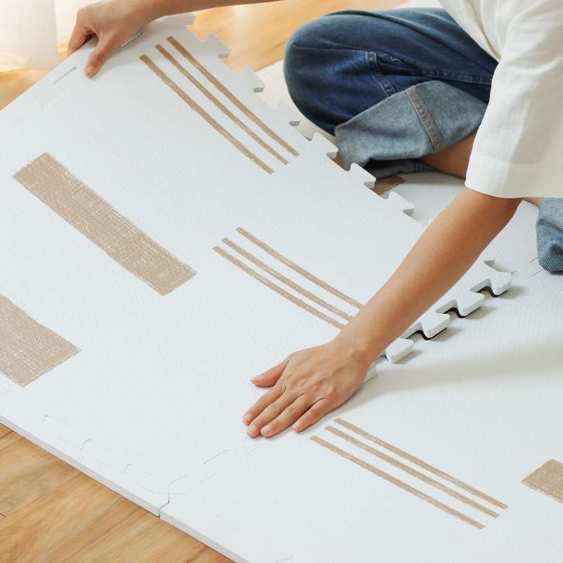 PLAYZU 北歐風地墊（哥本哈根/日落前的芬蘭/極光之美/北歐農舍）