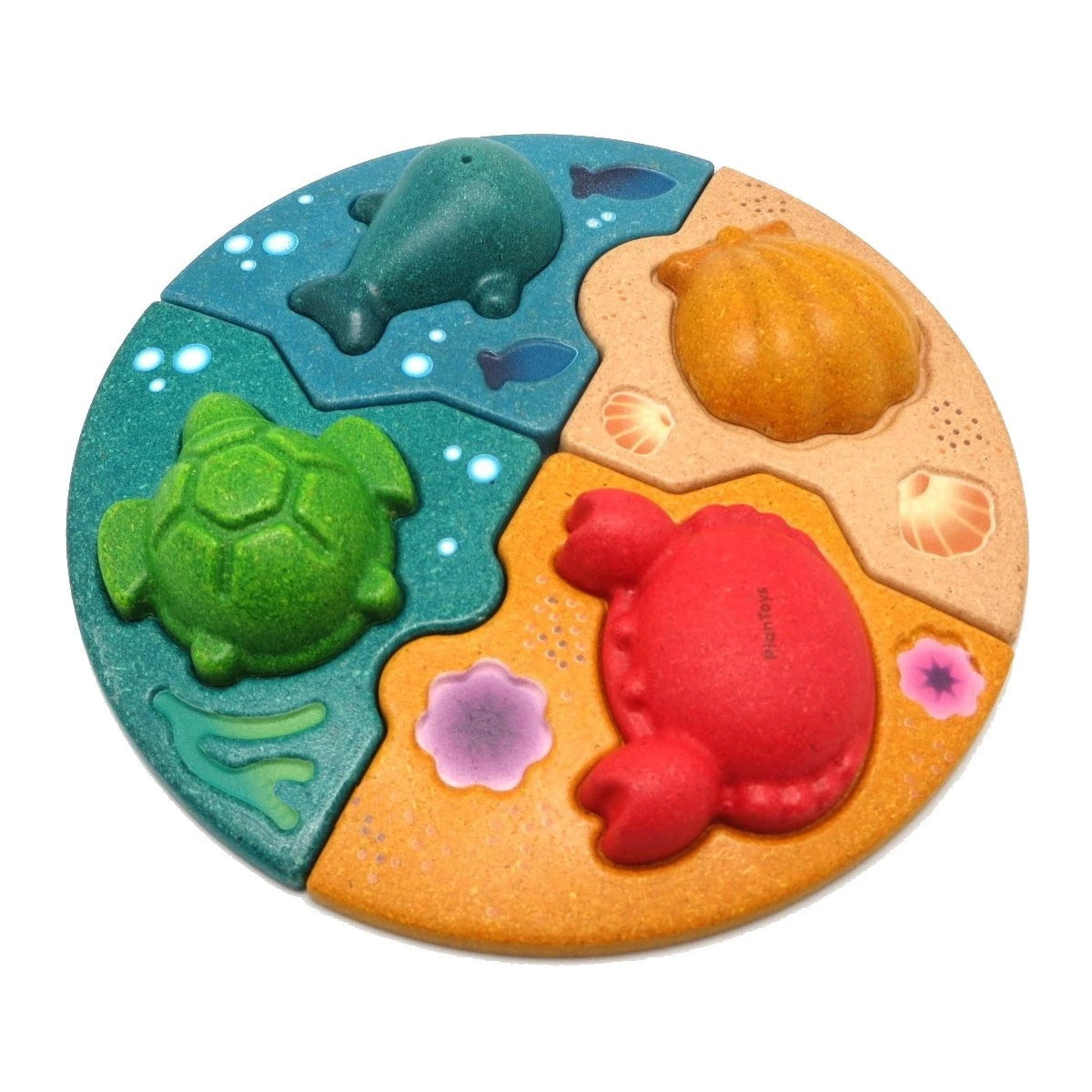 Plantoys 立體拼圖-海洋好朋友
