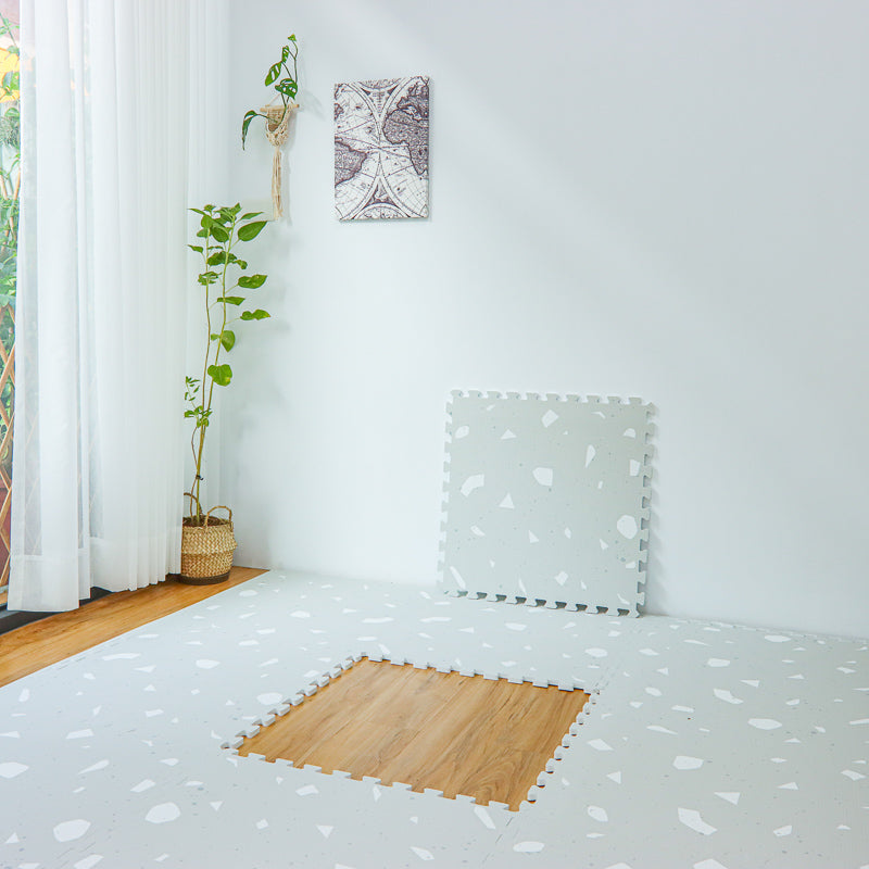 PLAYZU 水磨石地墊（白鴿/灰石/橄欖)