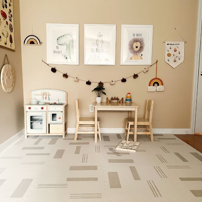 PLAYZU 北歐風地墊（哥本哈根/日落前的芬蘭/極光之美/北歐農舍）