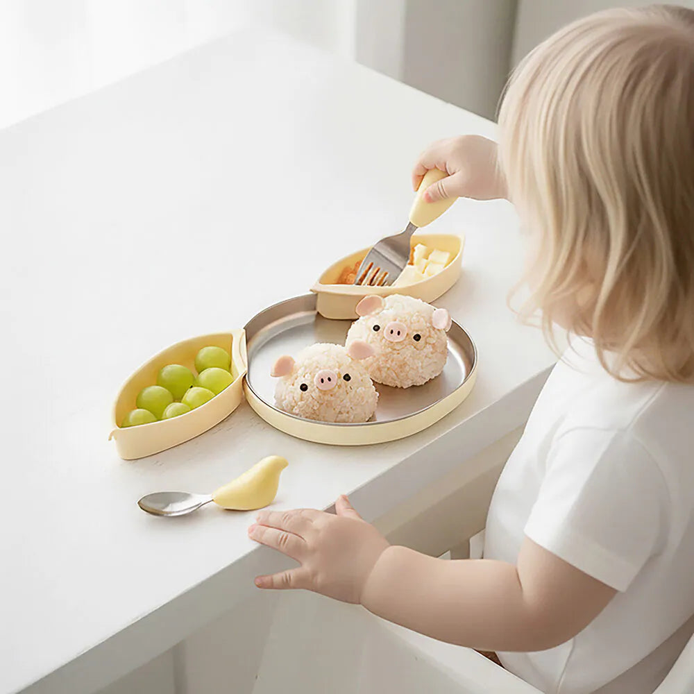 【CYD Terra】3 Little Buddy 三隻小嘟成長餐盤 (多色）