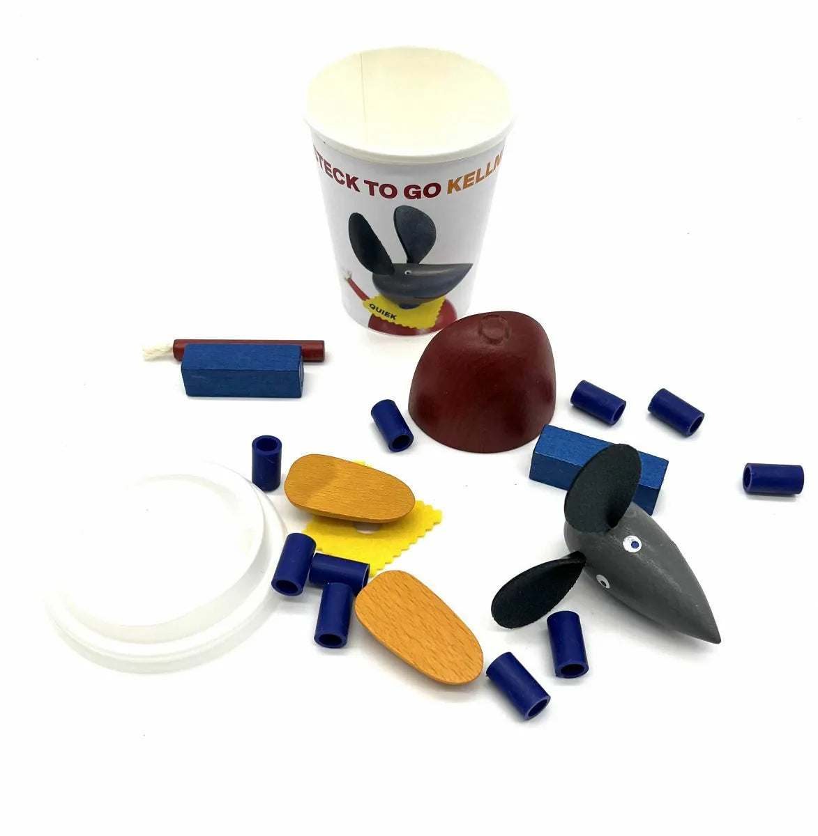 Kellner Steck 拼裝木玩 - 老鼠奎克 Quiek