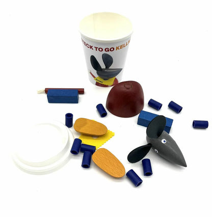 Kellner Steck 拼裝木玩 - 老鼠奎克 Quiek