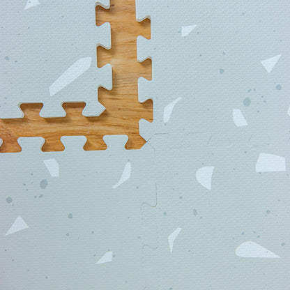 PLAYZU 水磨石地墊（白鴿/灰石/橄欖)