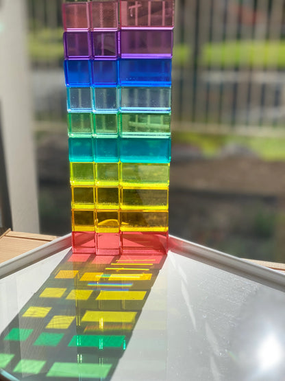 【預購】My little creator- 彩色長方形透光水晶積木（多款）