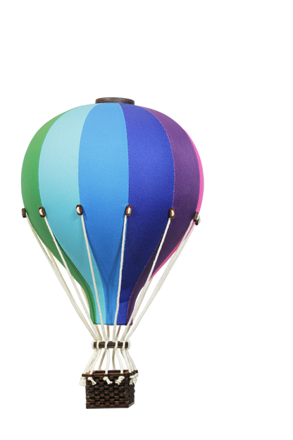 Super Balloon 波蘭熱氣球飾品-彩虹旅人