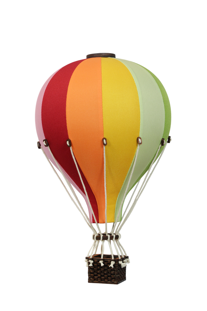 Super Balloon 波蘭熱氣球飾品-彩虹旅人