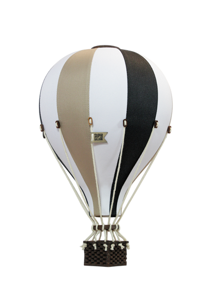 Super Balloon 波蘭熱氣球飾品-摩卡黑白