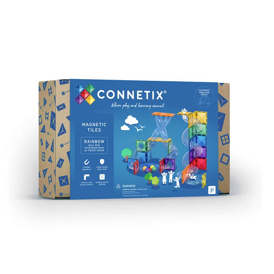澳洲 Connetix 磁力片- 66片 彩虹球道進階延伸組