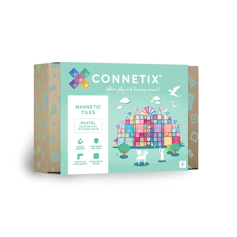 澳洲 Connetix 磁力片-120片 粉彩創作組