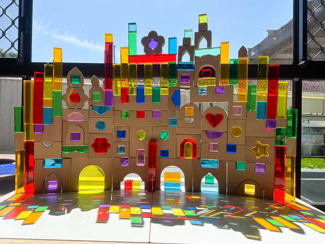 My little creator- 彩虹城堡水晶積木組